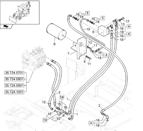 87358815 - Гибкий шланг